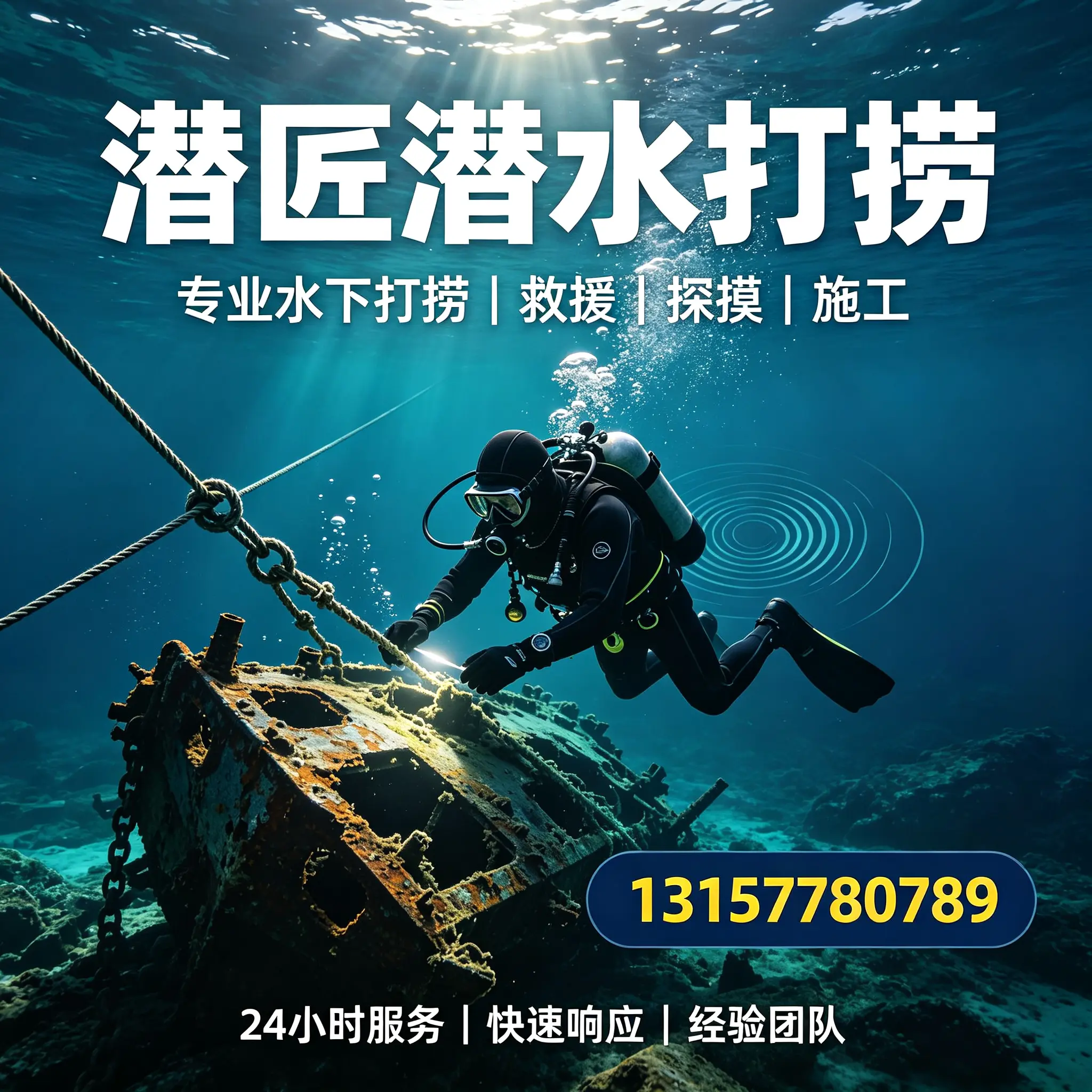 惠来水下打捞作业服务产品